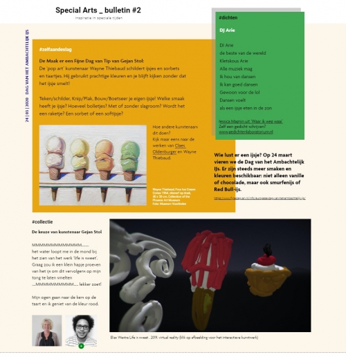 Special Arts Bulletin 24 maart 2020-beeld