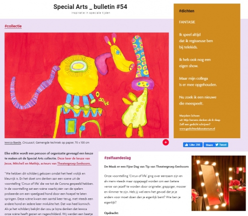 Special Arts Bulletin 54 uitsnede